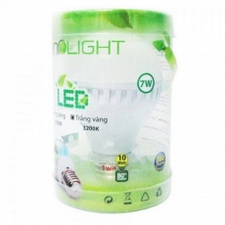Bóng đèn LED 7W Nanolight LED (Trắng vàng)  