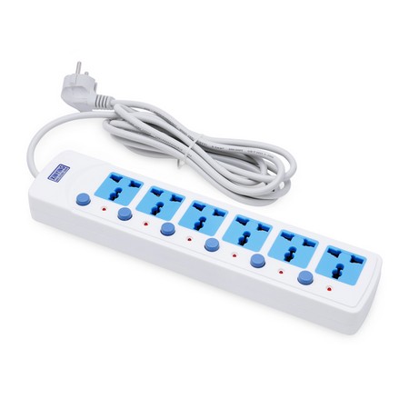 Ổ Cắm Điện 6 lỗ 6 Công Tắc Hiệu Xingying XY-916