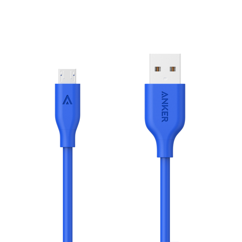 Cáp sạc ANKER Powerline Micro-USB 1.8m A8133H31 (Xanh)