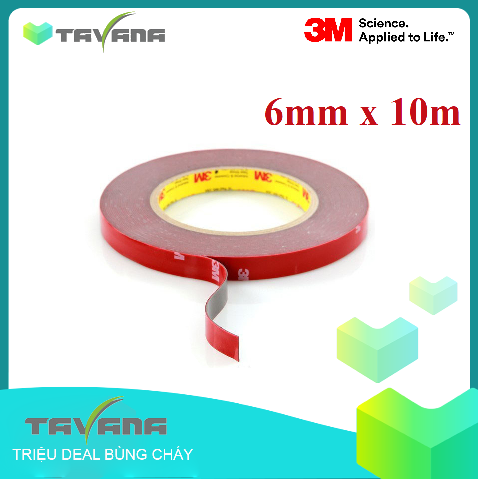 Băng keo cường lực siêu dính 3M 4229P khổ 06mm x 10m